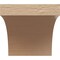 Ekena Millwork 11"W x 11"D x 11"H Wide Huntington Rough Cedar Woodgrain TimberThane Corbel, Primed Tan CORUR11X11X11HUNRCPR - alternate 2